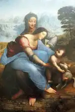 Vinci, Leonardo: Madona a sv. Anna
