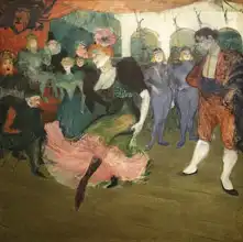 Toulouse-Lautrec, H.: Tančící Marcelle Lender