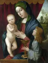 Francia, Francesco: Panna Marie s dítě s andělem