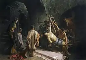 Fischermans, Ferrant A.: Pohřeb sv. Sebastiána