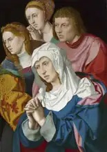 Bruyn, Bartholomeus (st.): Panna Marie a svatí