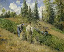 Pissarro, Camille: Harvest (Pontoise)