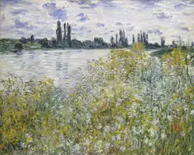 Monet, Claude: Květiny nedaleko Vetheuil