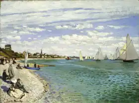 Monet, Claude: Regatta v Sainte Adresse