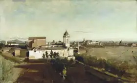 Corot, J. B. Camille: La Trinité des Monts