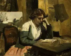 Corot, J. B. Camille: Mladá čtenářka