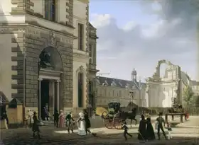 Bouhot, Etienne: Pohled na hlavní vchod do Musée Royal