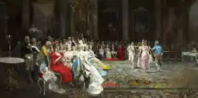 Villaamil, Eugenio Lucas: Tanec v paláci