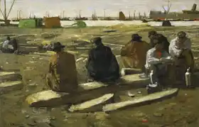 Breitner, George Hendrik: Dělníci při odpočinku