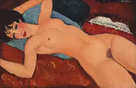 Modigliani, Amadeo: Straiato (Red Nude)