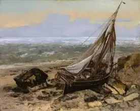 Courbet, Gustave: Rybářské lodi