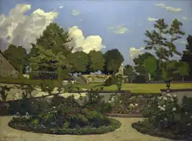 Harpignies, Henri-Joseph: Malířova zahrada v Saint Prive