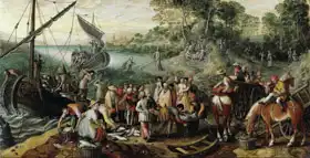 Beuckelaer, Joachim: Miraculous catch of fish