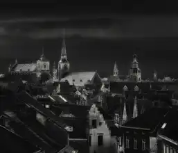 Yvette, Depaepe: Bruggy při pohledu ze střechy městské brány Kruispoort