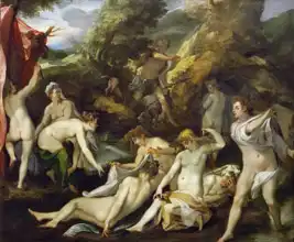 Heintz, Joseph (st.): Diana a Actaeon