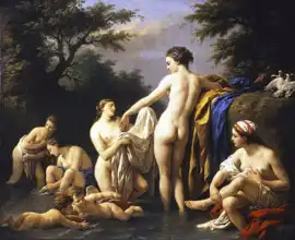 Lagrenée, J. F. Louis: Venus and nymphs in the bath