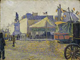 Signac, Paul: Náměstí de Clichy