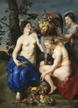 Rubens, Peter Paul: Ceres se dvěmi vílami