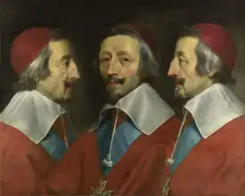 Champaigne, Philippe de: Trojitý portrét kardinála de Richelieu