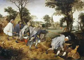 Brueghel, Pieter (st.): Slepý vede slepého