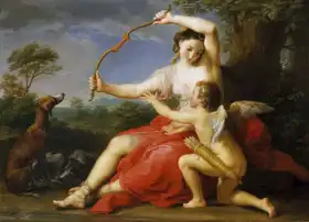 Batoni, Pompeo: Diana and Cupid