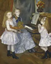 Renoir, Auguste: Dcery Catulle Mendesové (Huguette, Claudine a Helyonne)