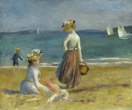 Renoir, Auguste: Postavy na pláži