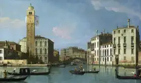 Canaletto, Giovanni: Benátky, vchod do Cannaregio