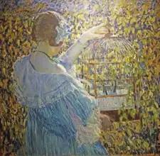 Frieseke, Frederick Carl: Ptačí klec