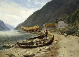 Fearnley, Thomas: Gravensfjord