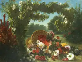 Delacroix, Eugene: Košík květin