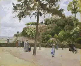 Pissarro, Camille: Veřejná zahrada v Pontoise