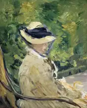 Manet, Edouard: Madame Manet (Suzanne Leenhoff, 1830-1906) v Bellevue