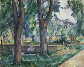 Cézanne, Paul: Jezírko v Jas de Bouffan