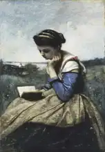 Corot, J. B. Camille: Čtenářka