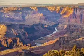 Neznámý: Grand Canyon od Desert View Point s řekou Colorado