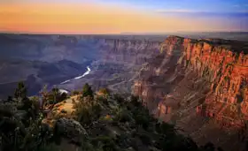 Neznámý: Grand Canyon při západu slunce