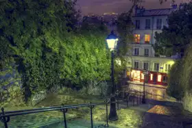 Neznámý: Montmartre v Paříži, Francie