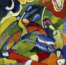 Kandinsky, Wassily: Riders and lying character