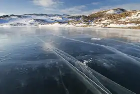 Neznámý: Zamrzlý Bajkal, Sibiř