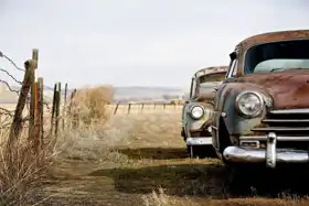 Neznámý: Stará auta, Wyoming