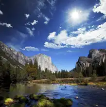 Neznámý: Yosemity na jaře