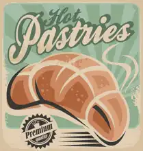 Neznámý: Bakery vintage poster