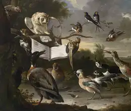 Hondecoeter, Melchior: Ptačí koncert