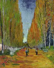 Gogh, Vincent van: Alej v Alyscamps (Arles)
