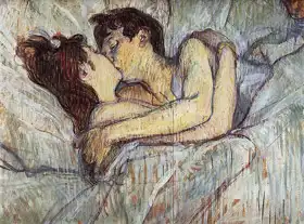 Toulouse-Lautrec, H.: Polibek v posteli