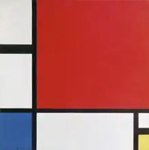 Mondrian, Piet: Kompozice v červené, modré a žluté