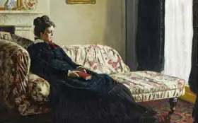 Monet, Claude: Zamyšlení - paní Monetová