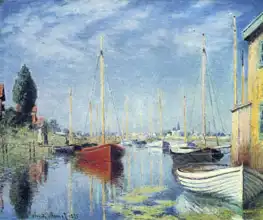 Monet, Claude: Argenteuil, jachty