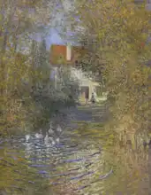 Monet, Claude: Husy v potoce